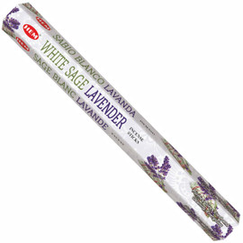White Sage Lavender Hem Incense Sticks 20 gram Hexagonal