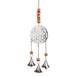 Flower of Life Aluminium Wind Chime 25cm