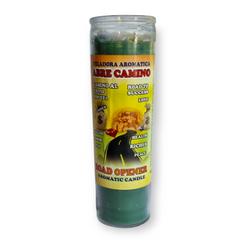 Road Opener (Abre Camino) Aromatic Novena Candle Glass Jar 20cm