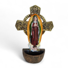 SECONDS Our Lady of Guadalupe Statue Small Resin 16cm 