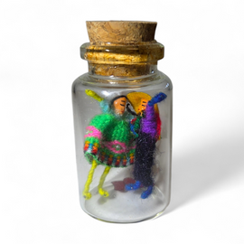 Love Dolls Spell Bottle Small Glass Vial 5cm