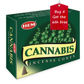 Cannabis Hem Incense Cones