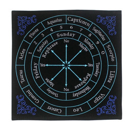 Embroidered Astrology Pendulum Mat 30 x 30cm
