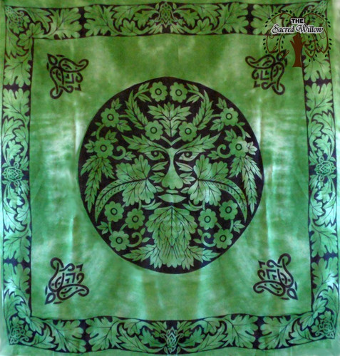 90cm Greenman Altar or Tarot Cloth