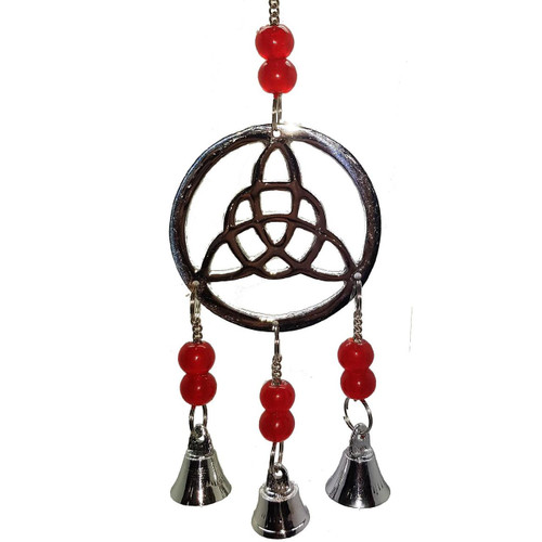 Chrome Plated Triquetra Wind Chime