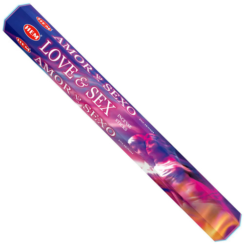 Love & Sex Hem Incense Sticks 20 gram Hexagonal