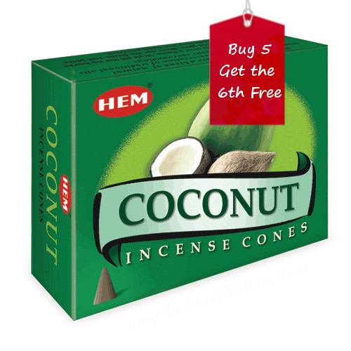 Coconut Hem Incense Cones