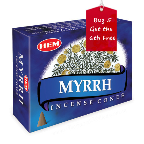 Myrrh Hem Incense Cones