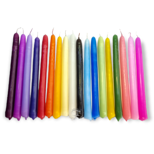 Handmade NonToxic Taper Dinner Candles Unscented 25cm