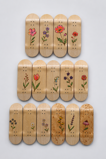 Hand Painted Flowers ( Tall Timber)