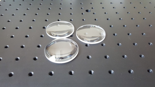 25mm Diameter UV Grade Fused Silica Lenses Uncoated