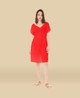 Beach Dress Crimson