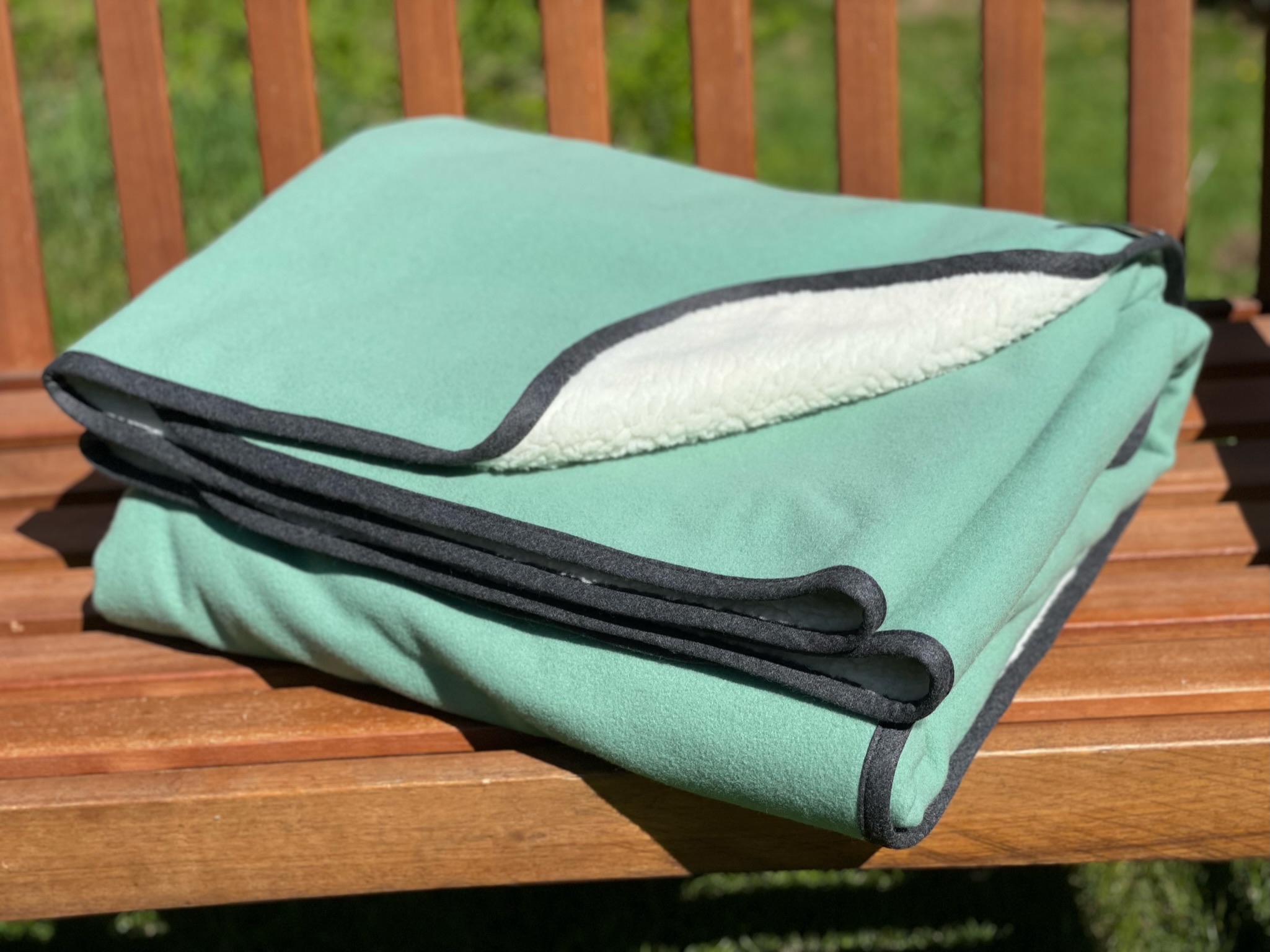 Mansfield Double Sided Wool Blanket