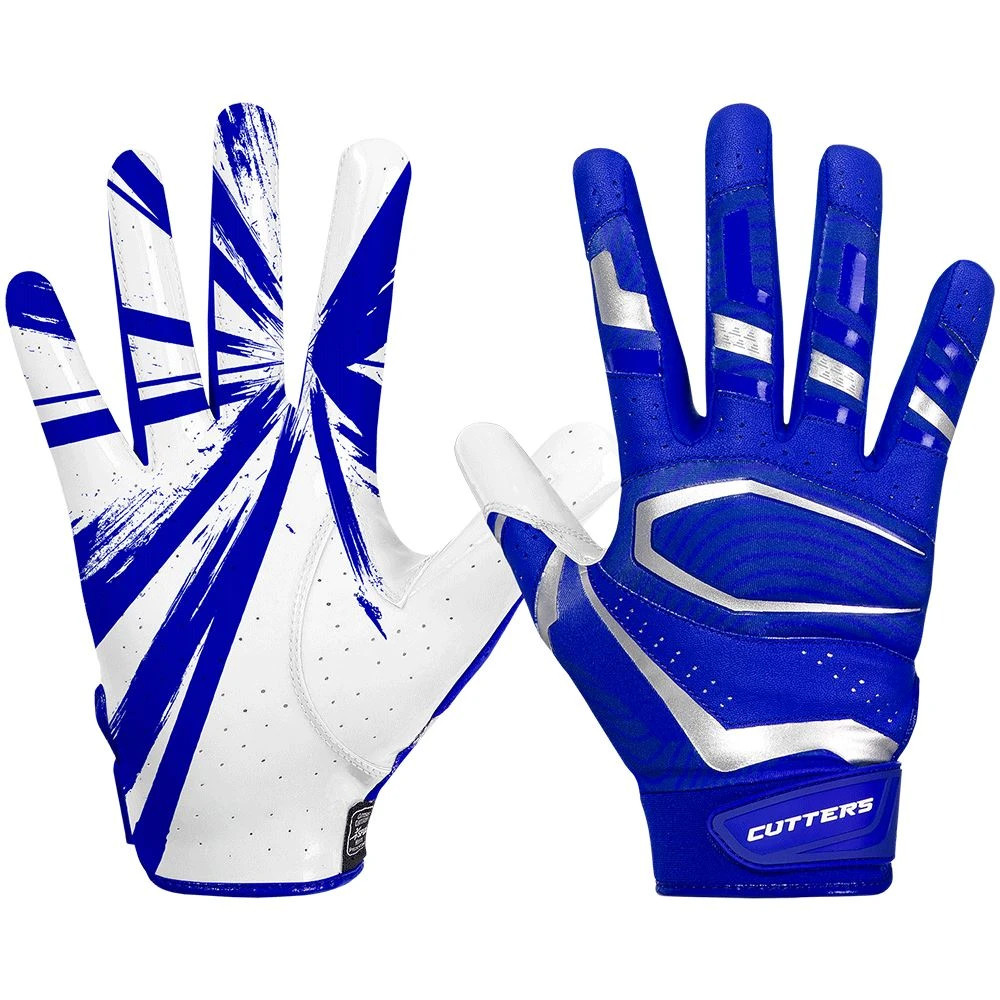 【M】Cutters REV PRO 3 クロム アメフト グローブ Cutterz Rev Pro 3.0 Receivers Gloves-S452 - KM Sports