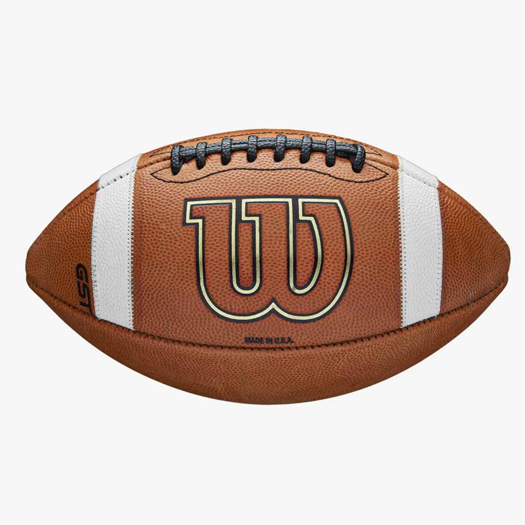 Wilson GST Leather Football WTF1003B Official Size