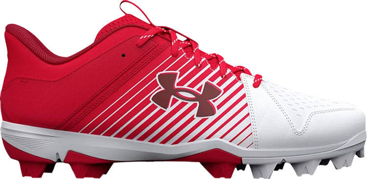 Under Armour Leadoff Low RM Youth Baseball Shoe- Red 3025600-600