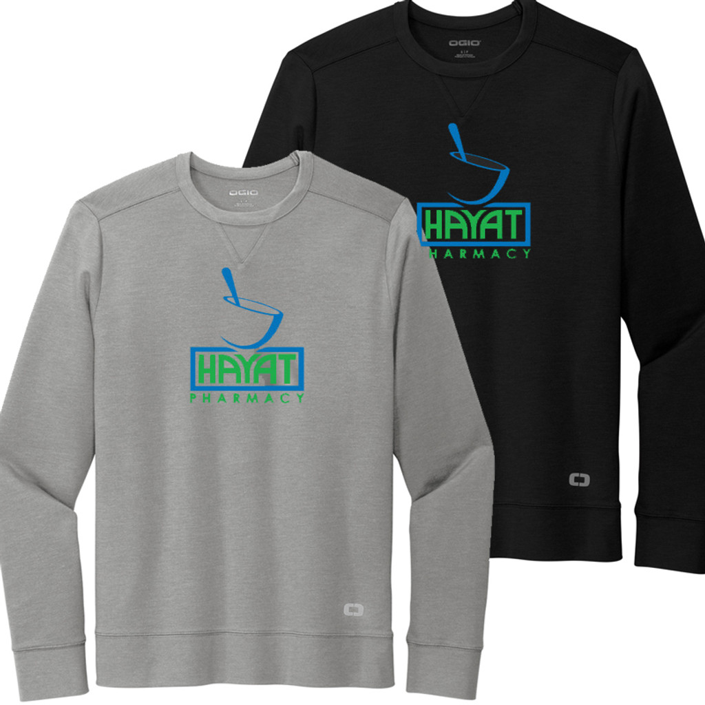 OGIO Luuma Unisex Flex Long Sleeve Crew-Hayat