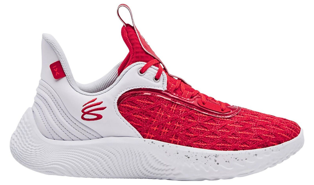 Under Armour Team Curry 9 Basketball Shoe- Red/White- 3025631