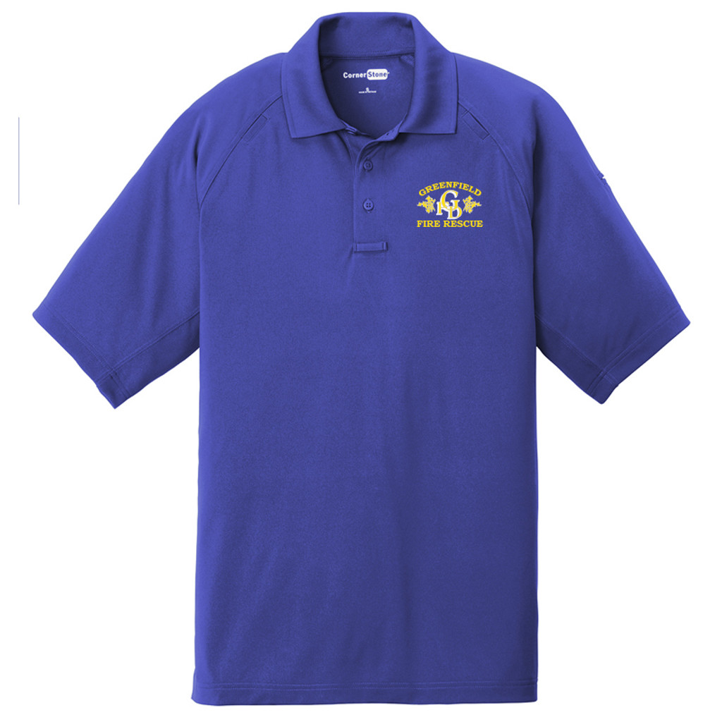 CornerStone 4.4 oz Lightweight Snag-Proof Tactical Polo-Greenfield Fire
