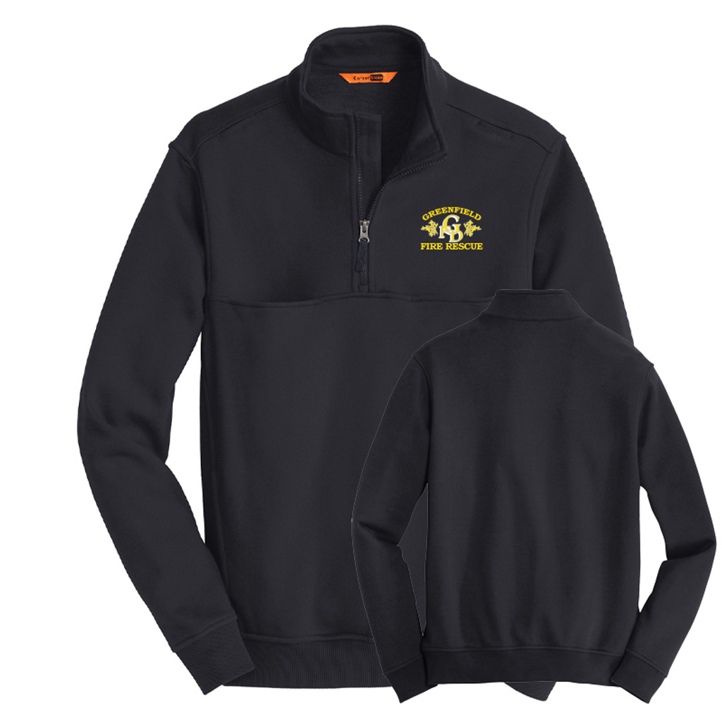 CornerStone® 1/2-Zip Job Shirt-Greenfield Fire