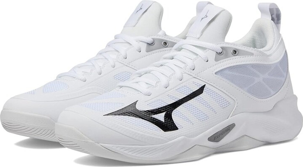 Mizuno Womens Wave Dimension Volleyball Shoe - Black/White - 430314