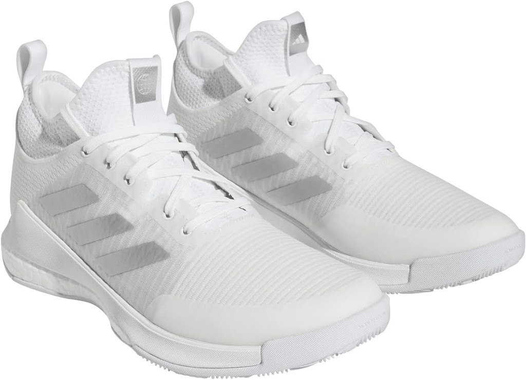 Adidas Womens Crazyflight Mid Volleyball Shoe - White/Silver - GY9278