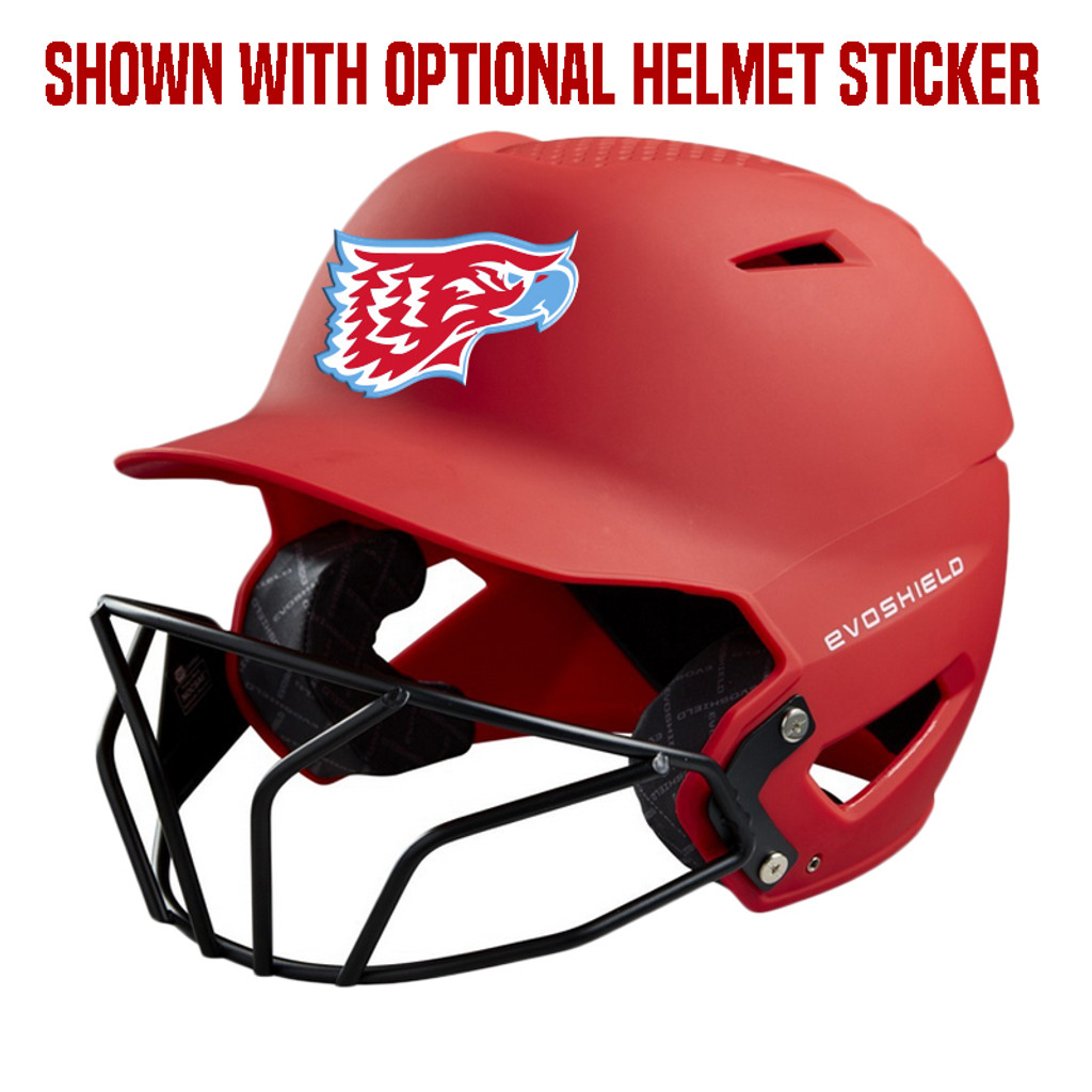 XVT Batting Helmet with Mask-Lady Hawks