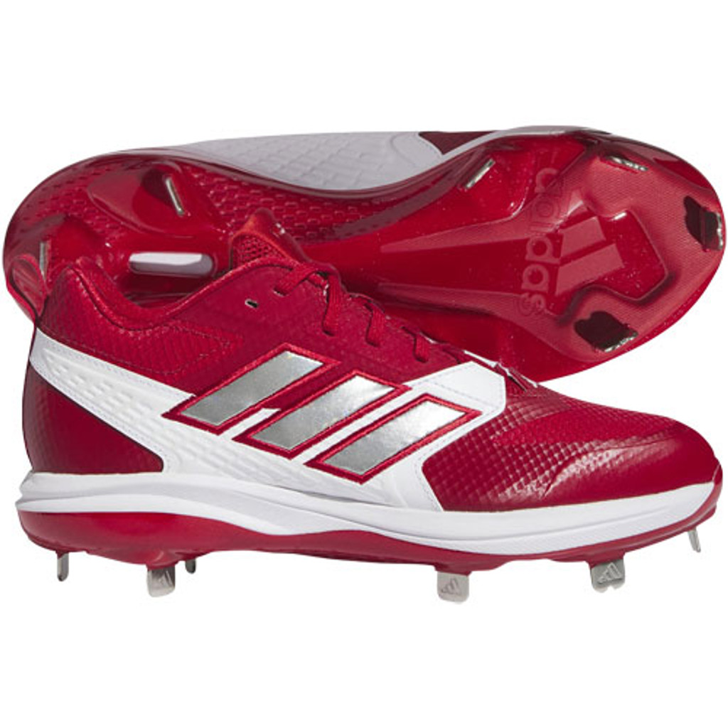 Adidas Icon 8 Baseball Cleats Red/White -IG7104