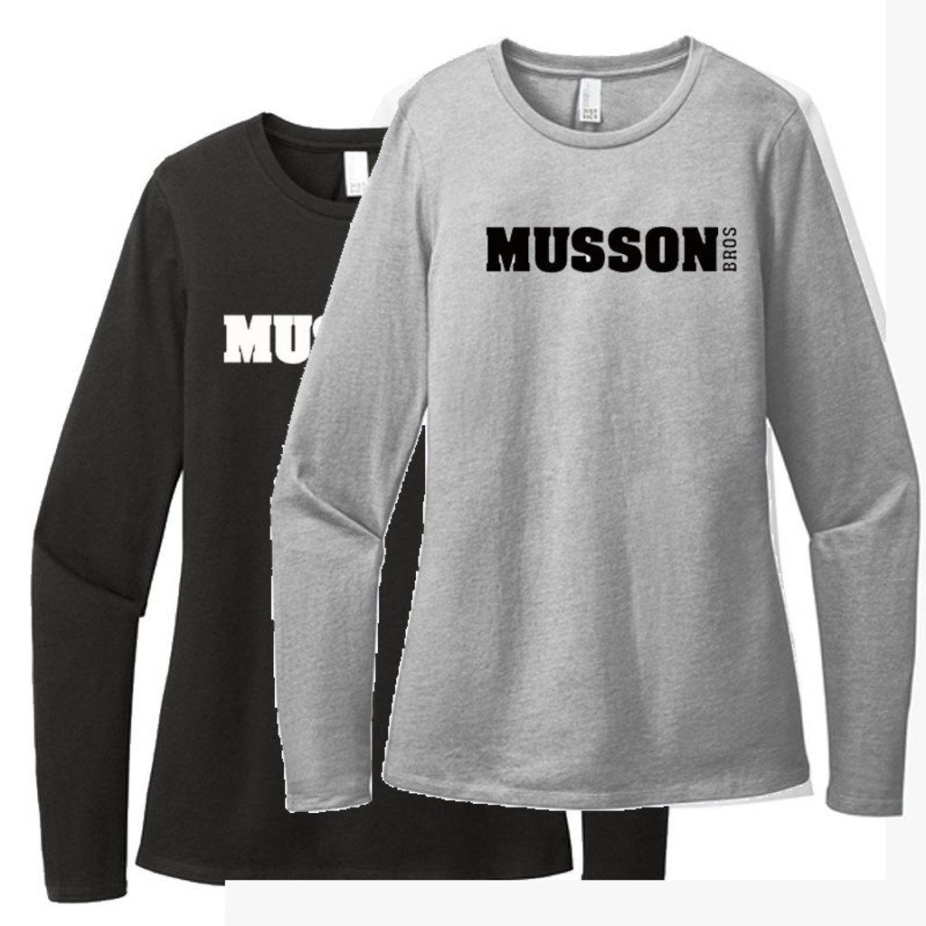 Ladies District Perfect Blend Long Sleeve Tee-Musson Brothers