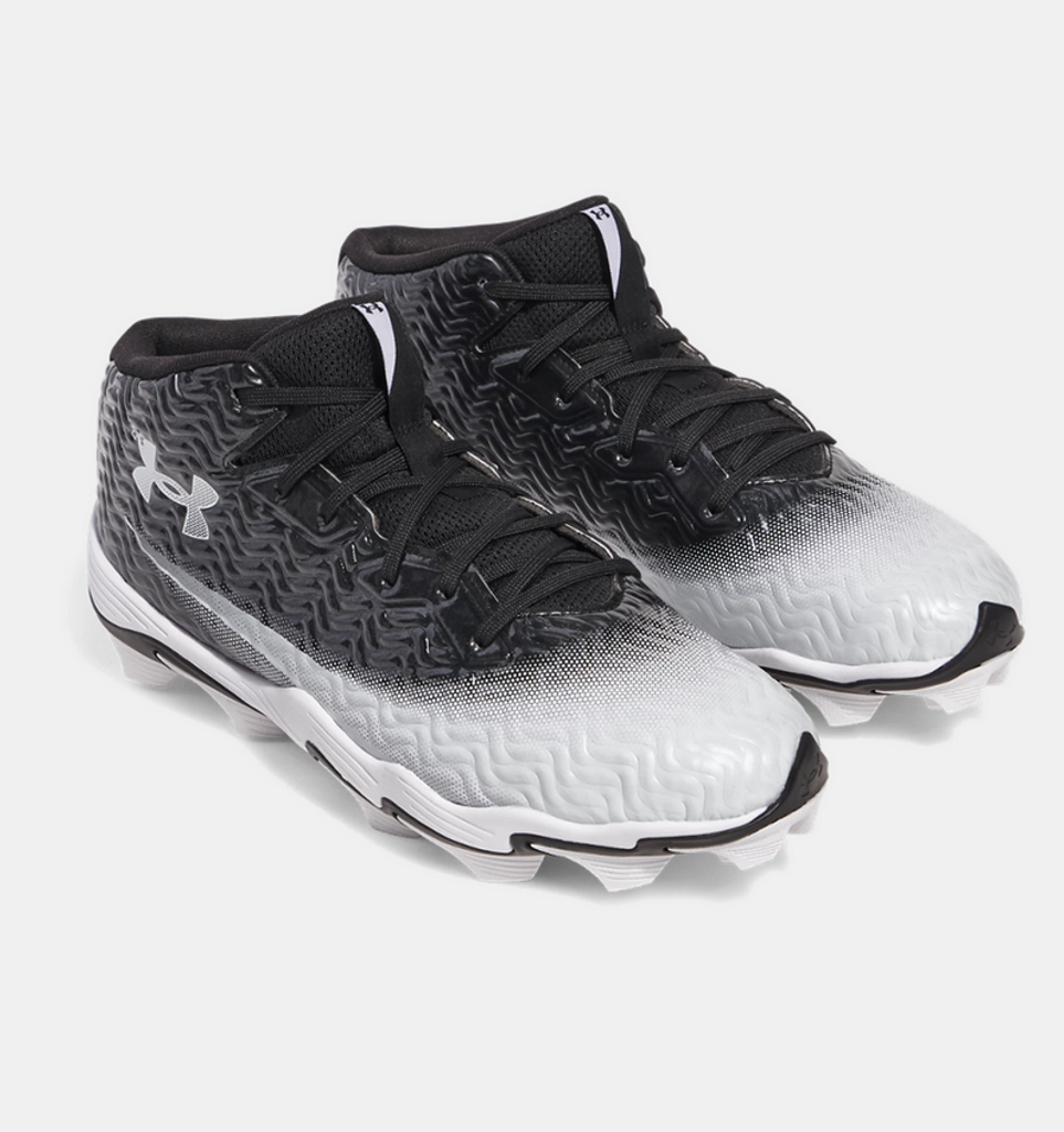 Under Armour Men's Spotlight Hammer Football Cleats - Black 3028207