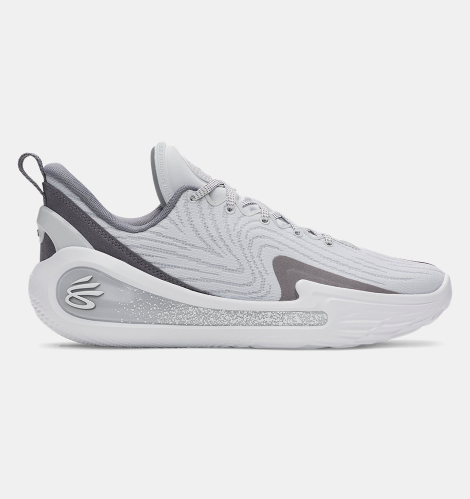 Under Armour Curry 12 Team Basketball Shoe- Grey/White