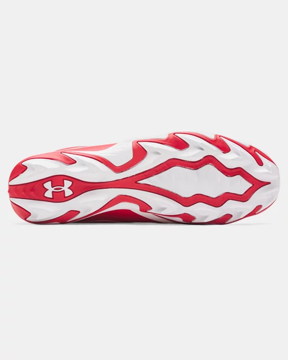 Under Armour Leadoff Icon Low RM Adult Baseball Cleats -Red/White