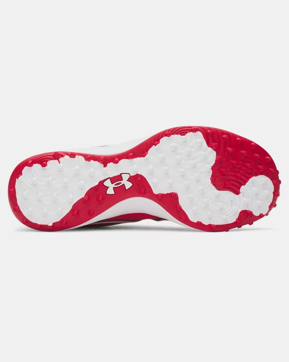 Under Armour Yard Icon Turf Men's Baseball Shoe -Red/White
