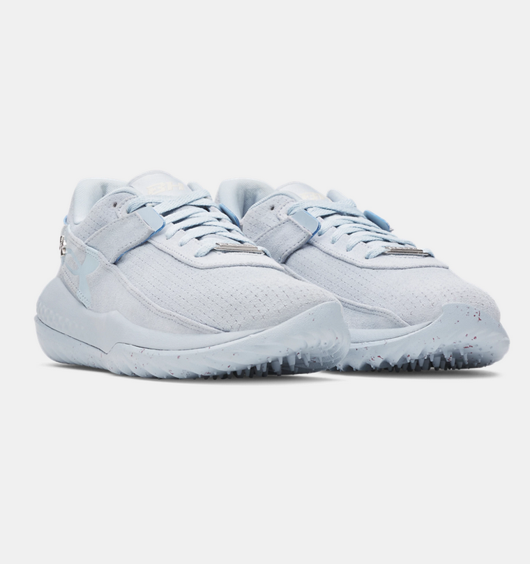 Under Armour Harper 10 Pro Men's Baseball Turf Shoe -Blue Calm / Stone