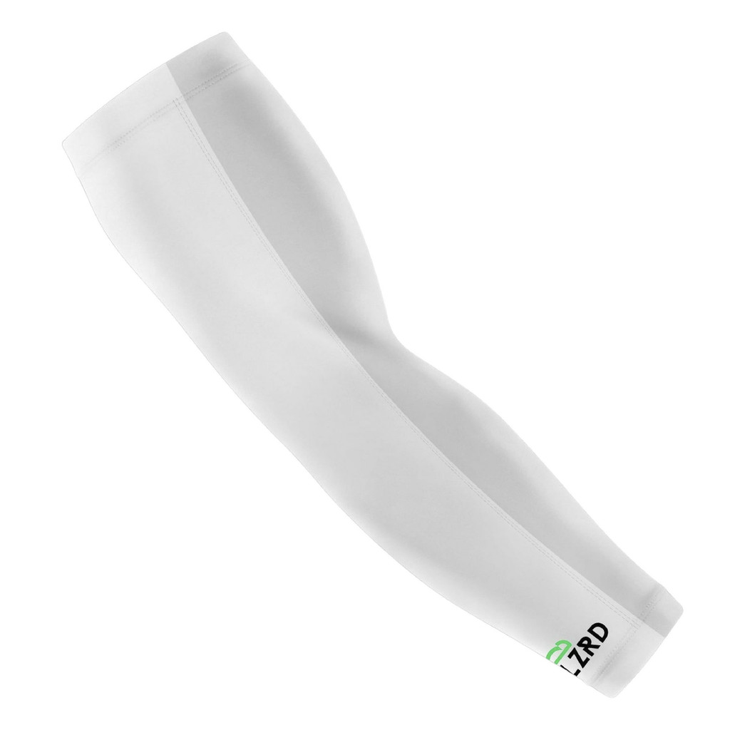 LZRD Tech Grip Football Arm Sleeve - White