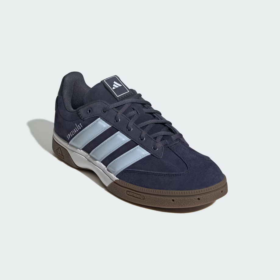 Adidas Men's Spezialist Indoor Court Shoes - Shadow Navy / Crystal Sky / Core Black