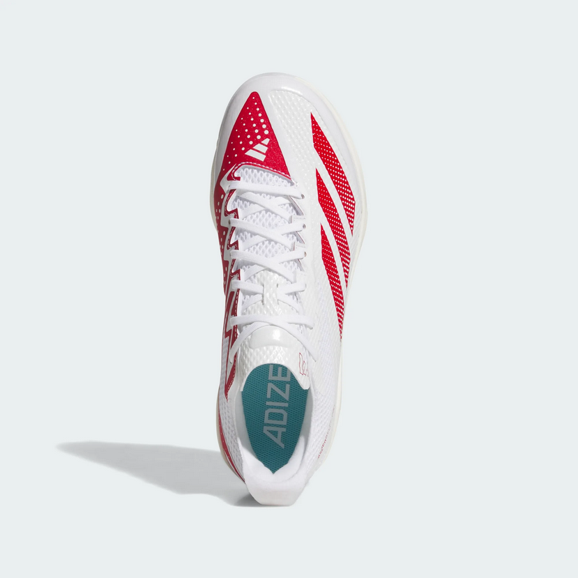 Adidas Adizero Electric 2.0 Men's Baseball Cleats - Cloud White / Team Power Red 2 / Cloud White