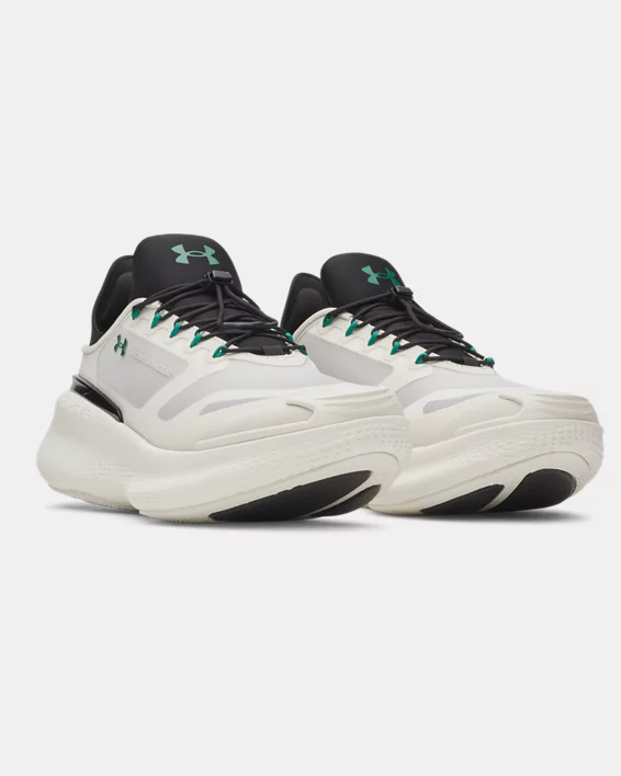 Under Armour Nova SlipSpeed Unisex Sneakers - Summit White / Valiant Green