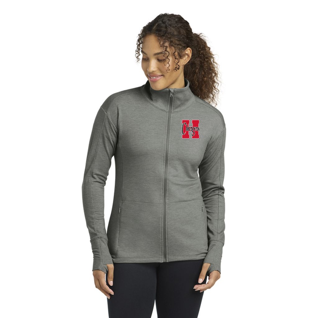 Womens Full Zip Flex Fleece Jacket-Hamilton Spirit