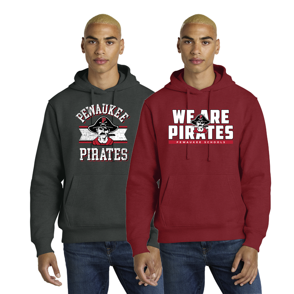 District® V.I.T.™ Super Heavyweight Fleece Hoodie-Pewaukee Spirit