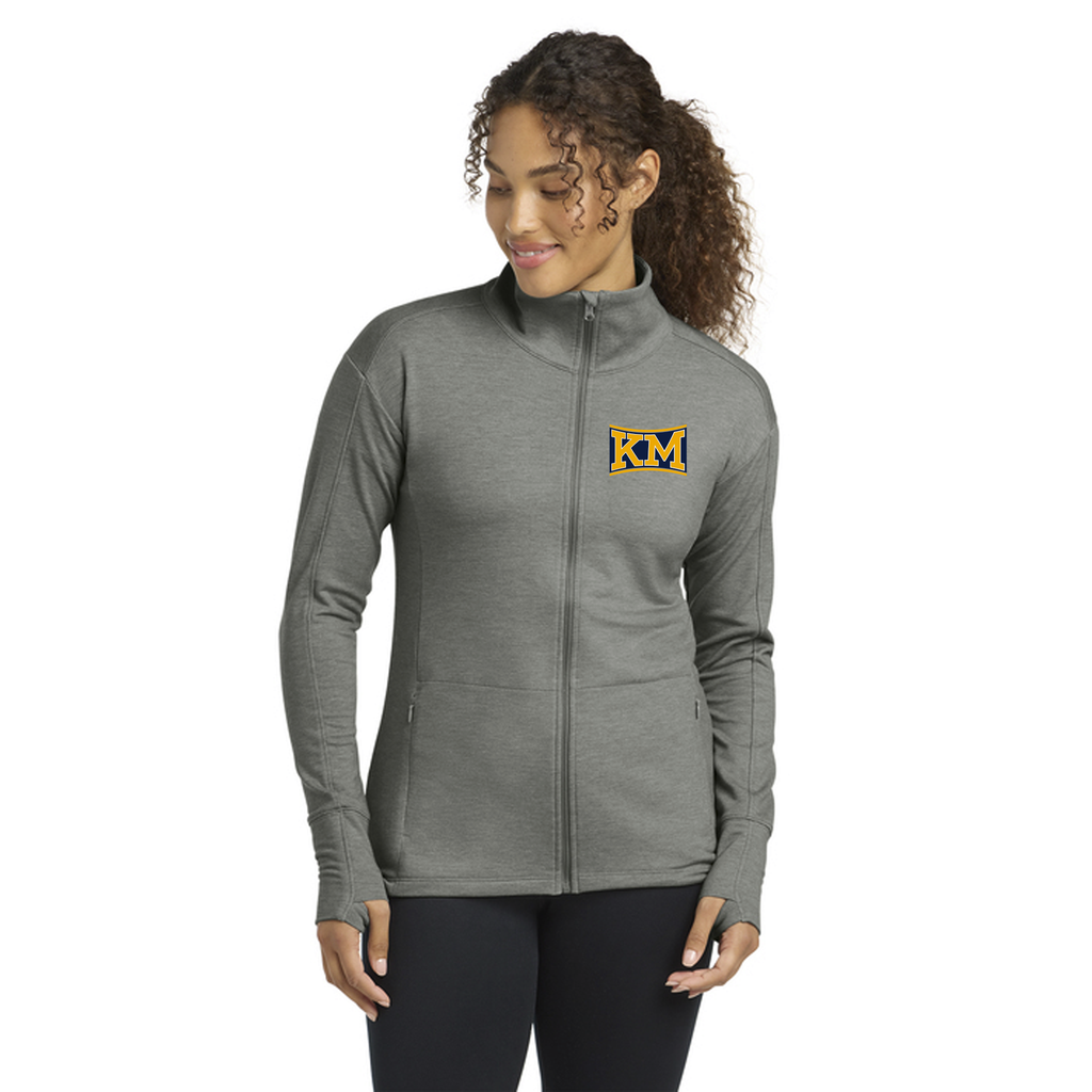 Womens Full Zip Flex Fleece Jacket-Kettle Moraine Spirit