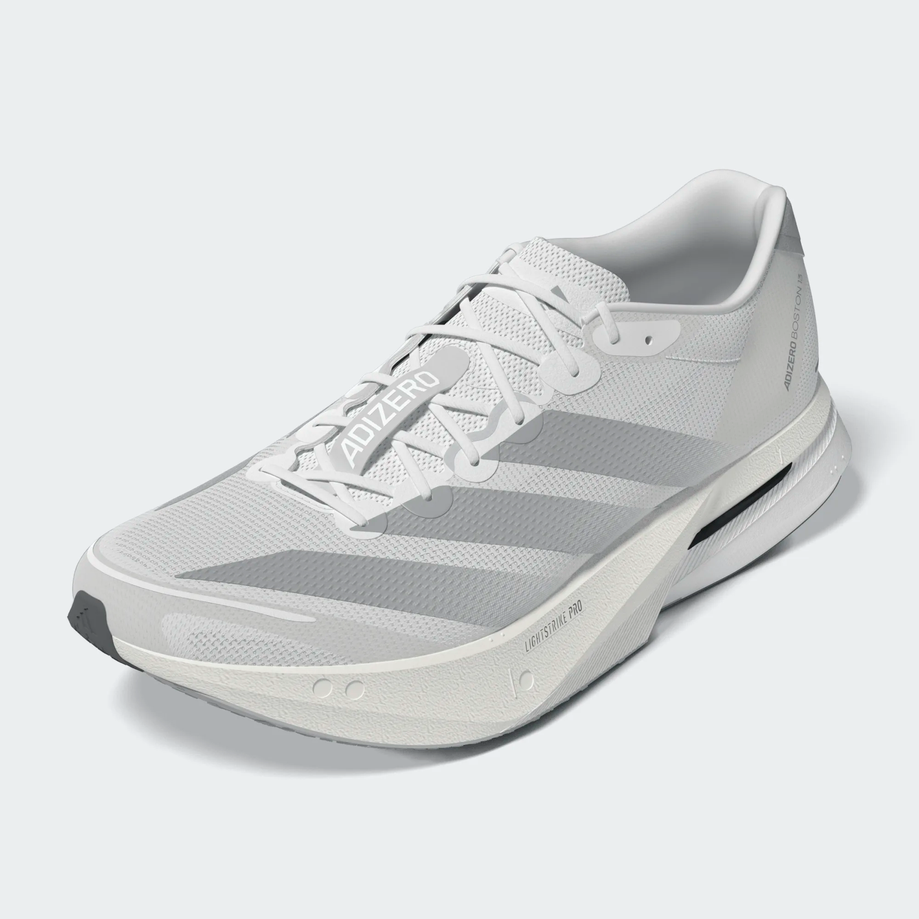 Adidas Adizero Boston 13 Women's Running Shoe - Cloud White / Matte Silver / Dash Grey
