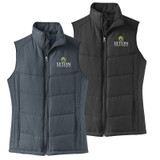 Womens Puffy Vest-Seton Womens Puffy Vest-Seton