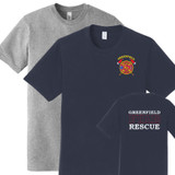 American Apparel Cotton Tee-Greenfield Fire