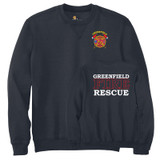 Carhartt ® Midweight Crewneck Sweatshirt-Greenfield Fire Carhartt ® Midweight Crewneck Sweatshirt-Greenfield Fire