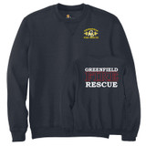 Carhartt ® Midweight Crewneck Sweatshirt-Greenfield Fire Carhartt ® Midweight Crewneck Sweatshirt-Greenfield Fire