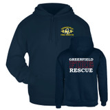 Hooded Sweatshirt-Greenfield Fire Hooded Sweatshirt-Greenfield Fire