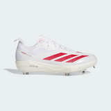 Adidas Adizero Electric 2.0 Men's Baseball Cleats - Cloud White / Team Power Red 2 / Cloud White