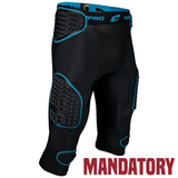 Champro Bull Rush 7-pad Intergrated Girdle- Oconomowoc Parks and Rec Football
