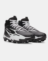 Under Armour Men's Spotlight Hammer Football Cleats - Black/White